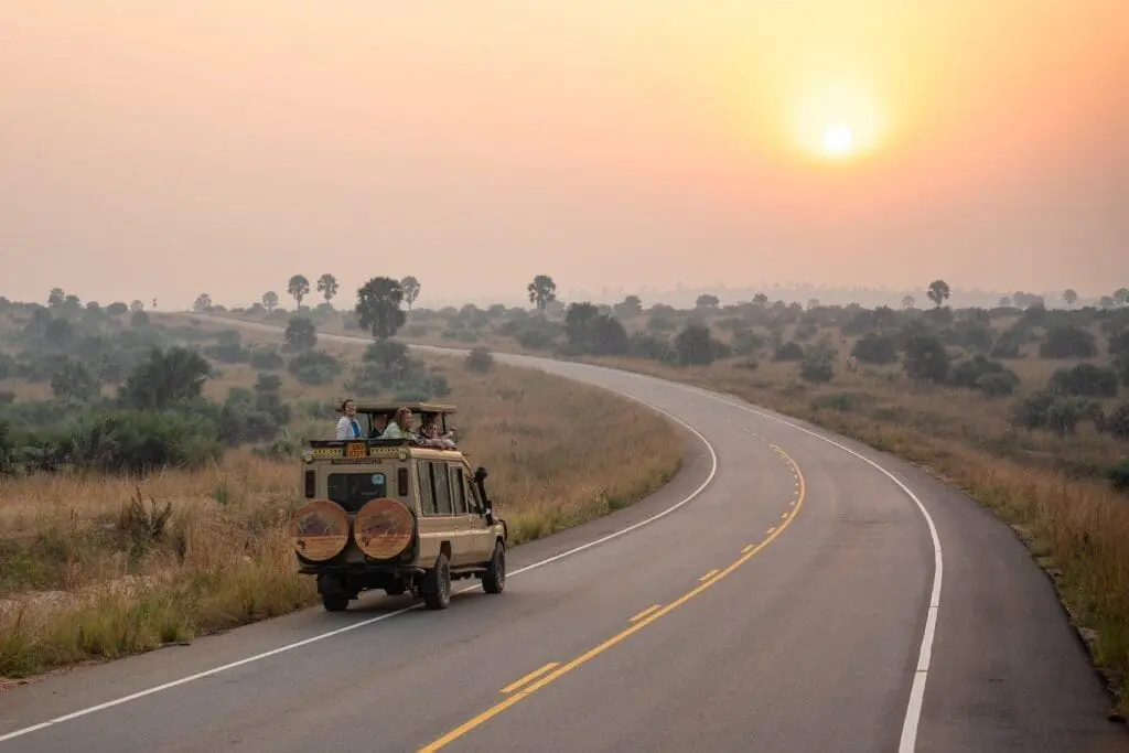 route safari ouganda