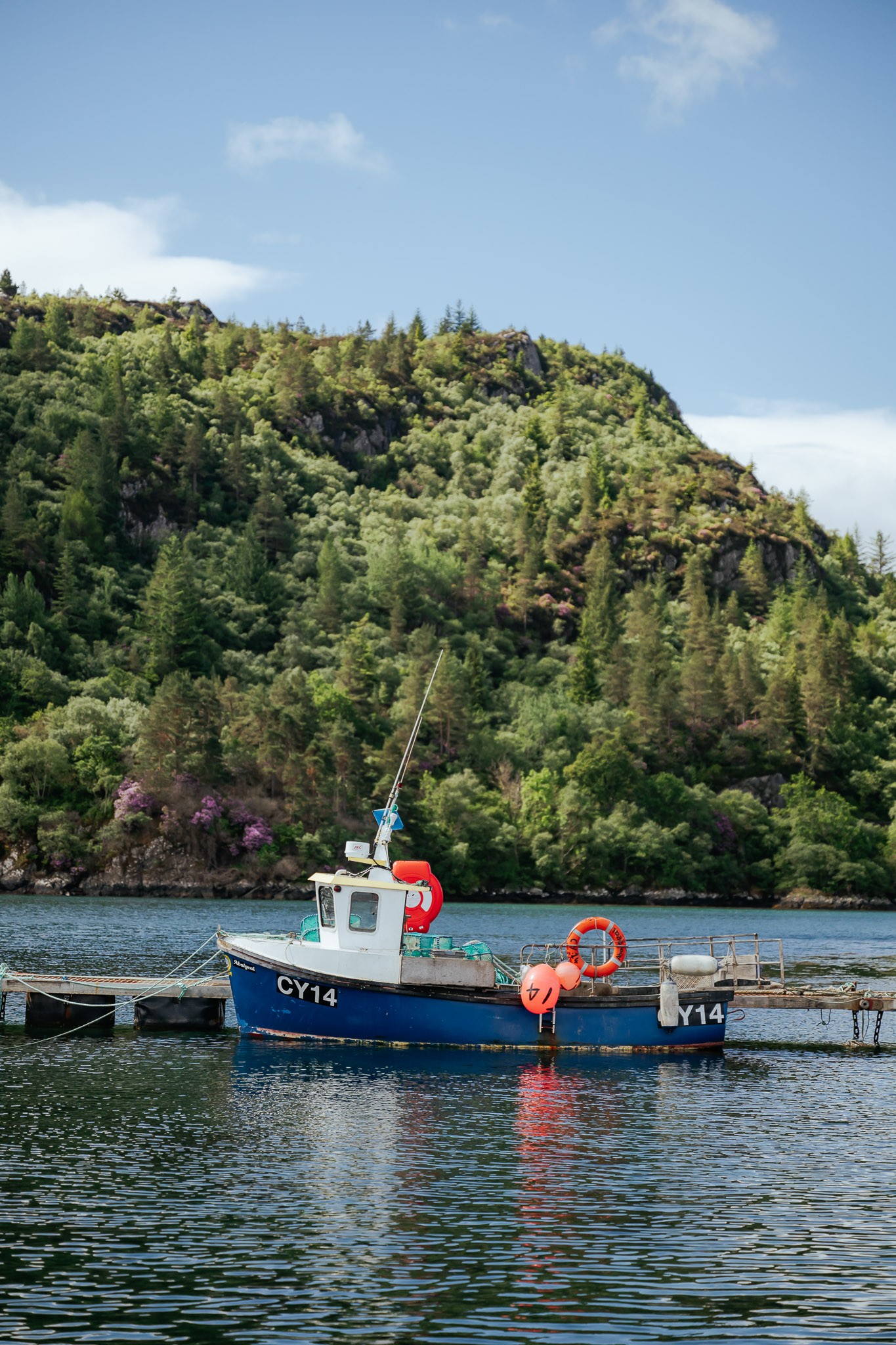bateau de pêcheurs écosse
